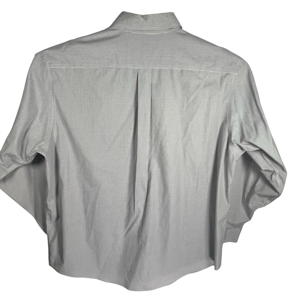 Brooks Brothers Men XL Cotton Non-Iron Check Button Down Long Sleeve Shirt - Picture 3 of 4
